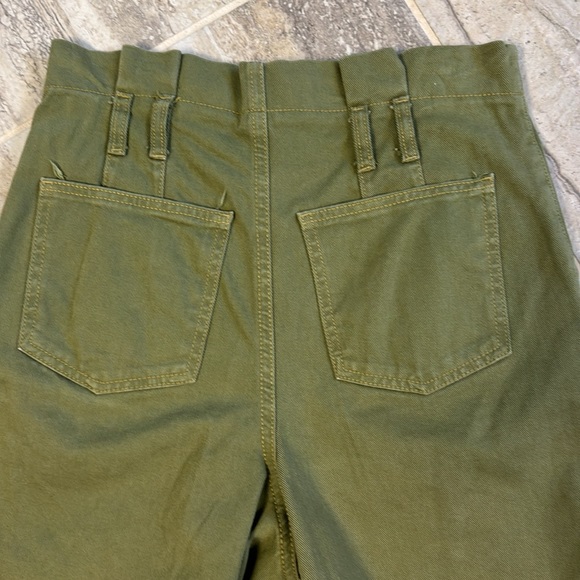 Free People Cindy Utility Short in Sage Size 2 **no belt** - Picture 11 of 11